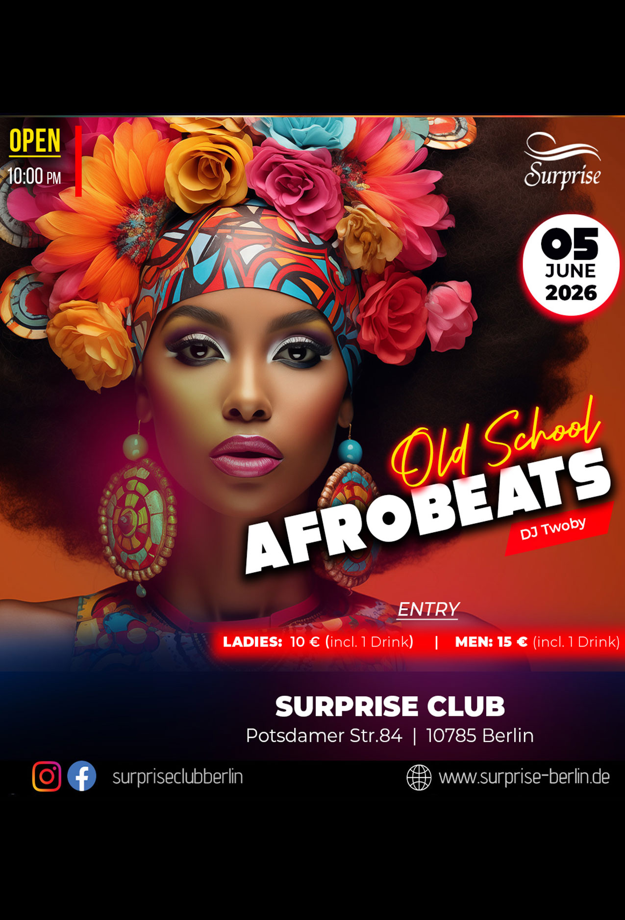 Party berlin, Hip Hop, RnB, Afrobeat, Dancehall Party in Surprise Club and Disco - free entry for ladies