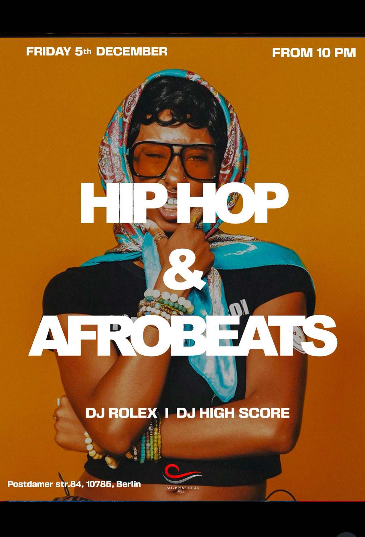 Party berlin, Hip Hop, RnB, Afrobeat, Dancehall Party in Surprise Club and Disco - free entry for ladies