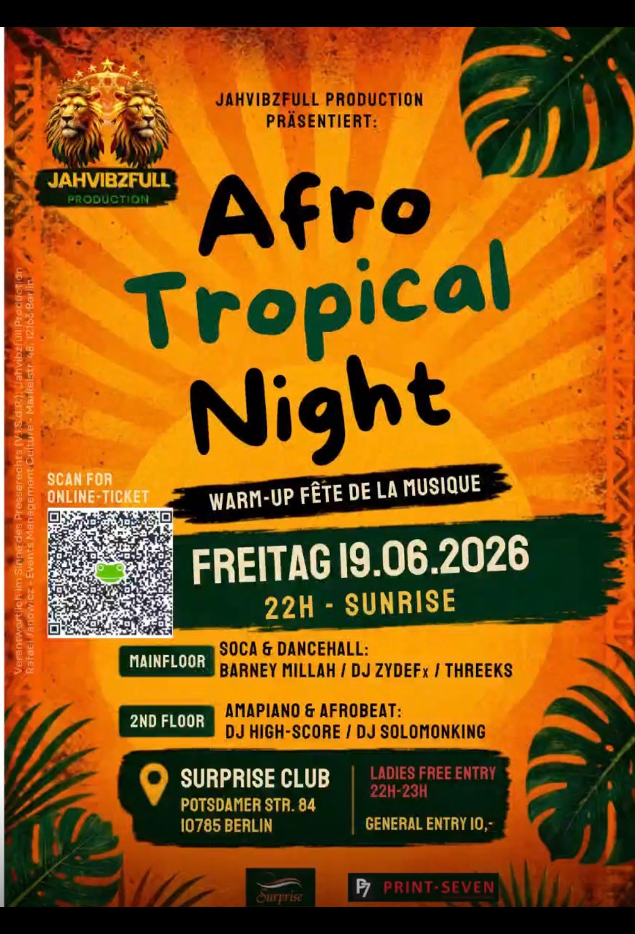 saturday disco party in Berlin, Black music party in Surprise night club Berlin, night life Berlin