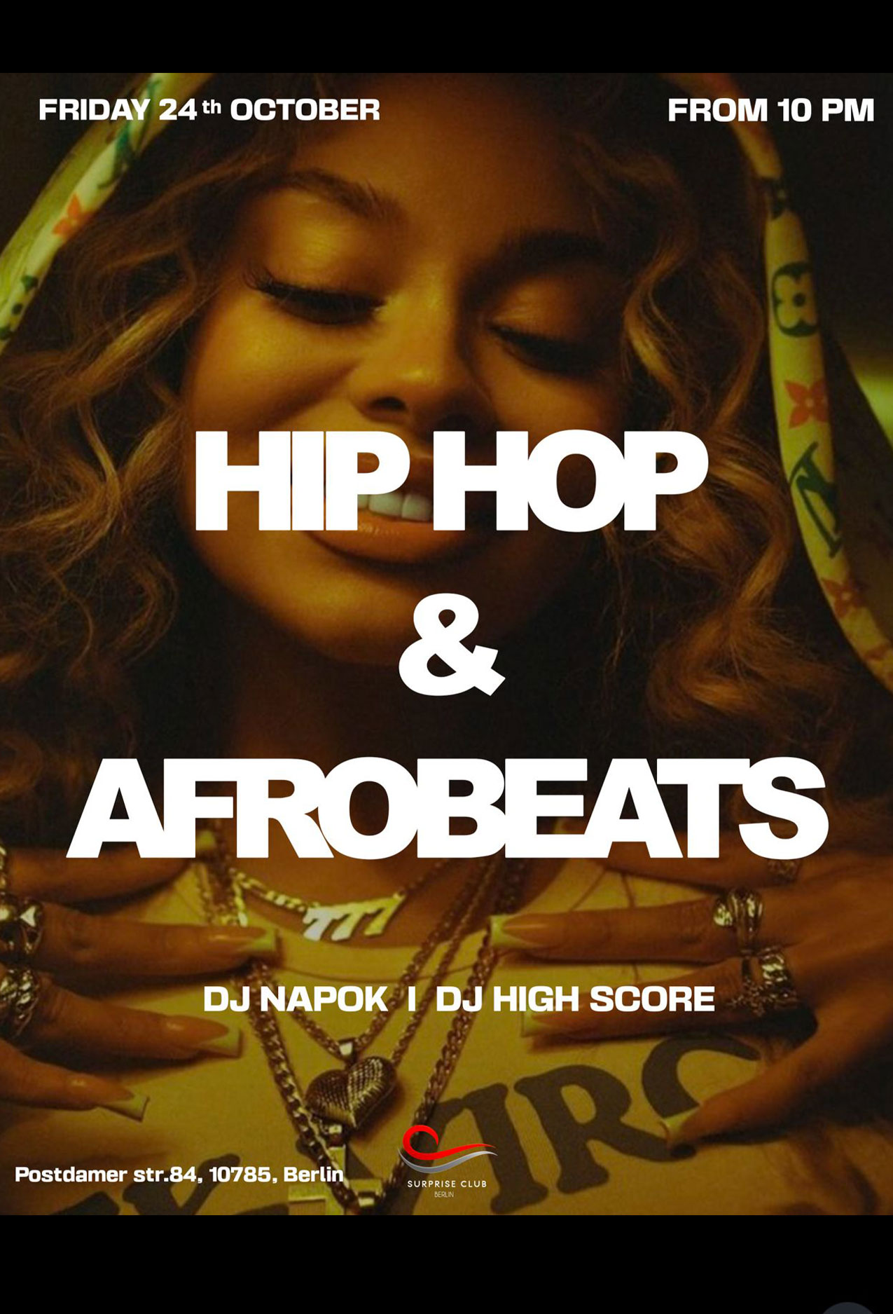 Party berlin, Hip Hop, RnB, Afrobeat, Dancehall Party in Surprise Club and Disco - free entry for ladies