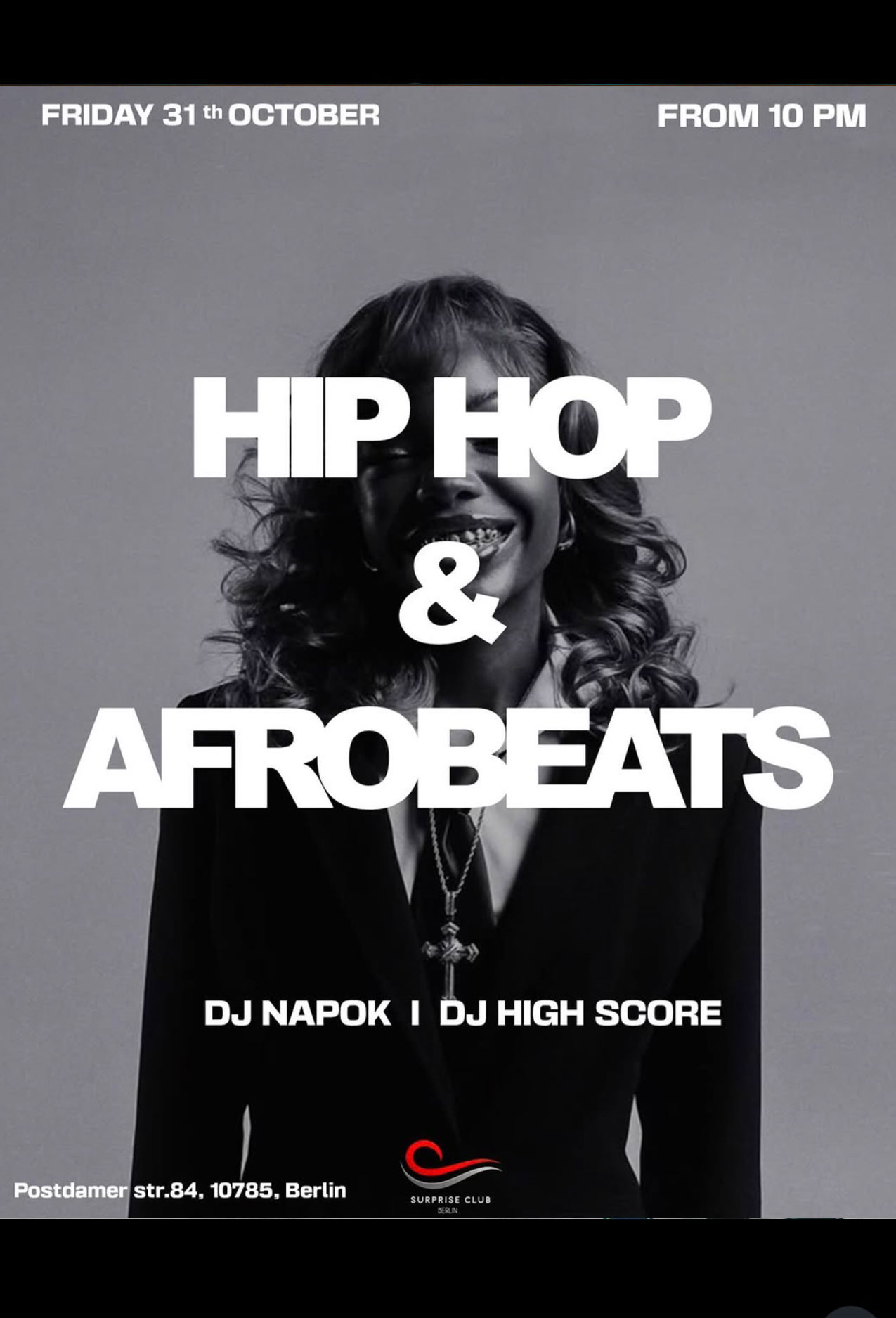 Party berlin, Hip Hop, RnB, Afrobeat, Dancehall Party in Surprise Club and Disco - free entry for ladies