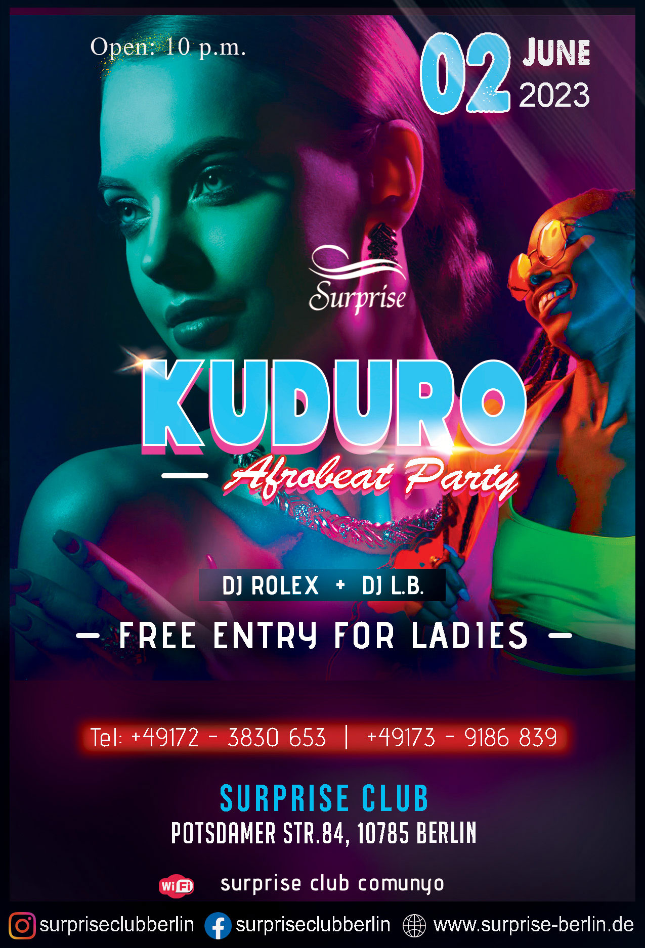 Kuduro Afrobeat Party in Surprise Club and Disco - free entry for ladies