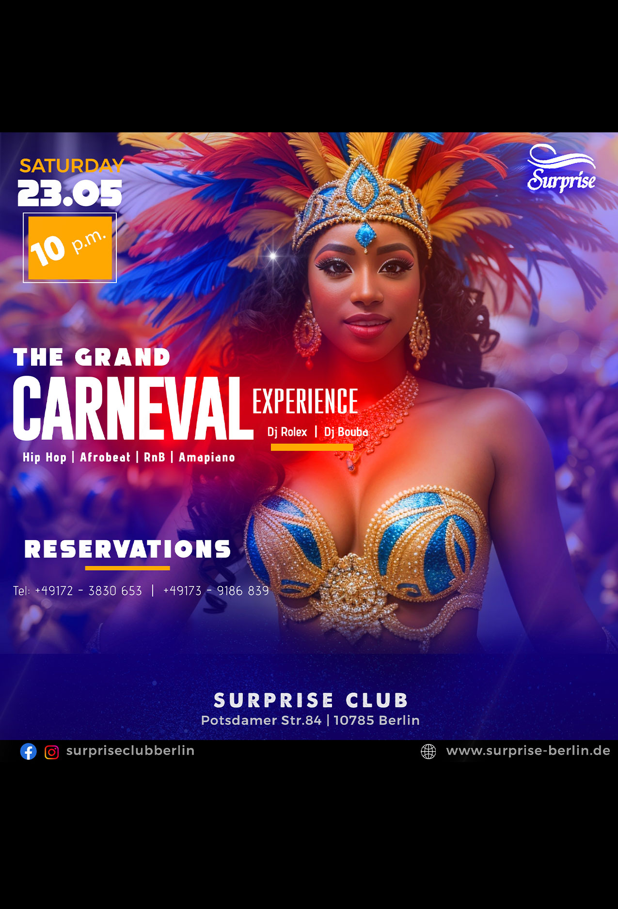 Party berlin, Hip Hop, RnB, Afrobeat, Dancehall Party in Surprise Club and Disco - free entry for ladies