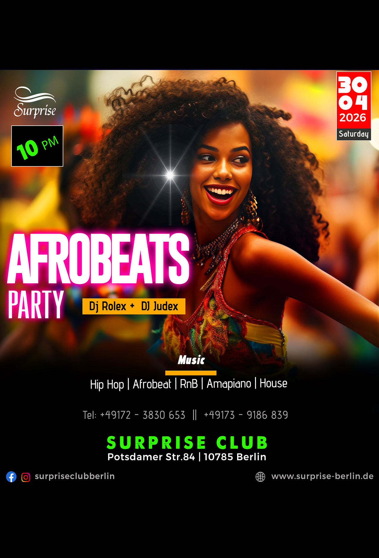 Afrobeats party in Berlin - Party in Berlin